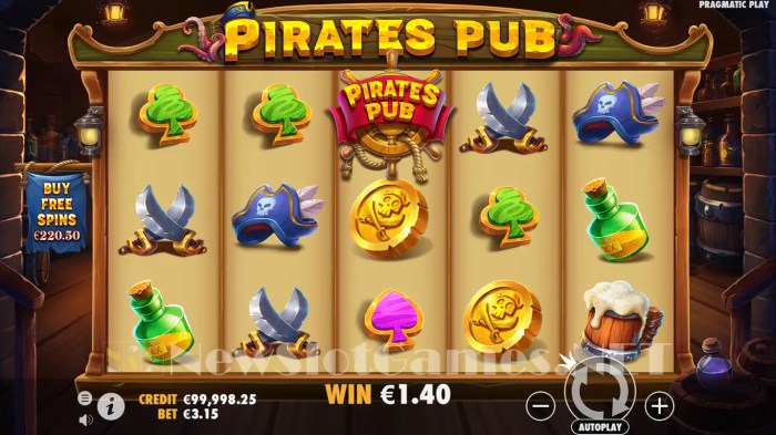 Cara bermain slot online Pirates Pub untuk mendapatkan slot gacor